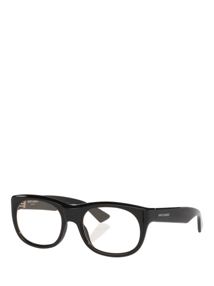 Yves Saint Laurent YS000851 Rectangular Sunglasses, Black, Black