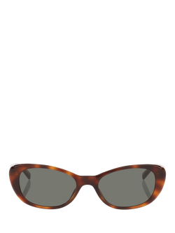 Yves Saint Laurent YS000876 Cat Eye Sunglasses, Tortoise/Grey - view 2, Tortoise/Grey