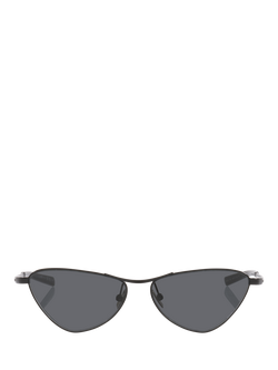 Yves Saint Laurent YS000886 Cat Eye Sunglasses - view 2, Black/Grey