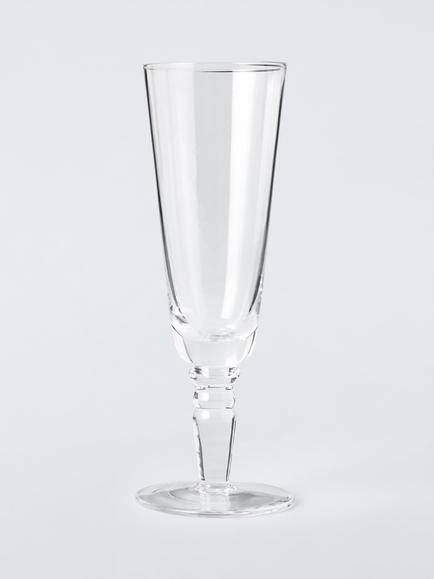 John Lewis Heritage Champagne Glass Flute, 185ml, Clear, Clear Clear