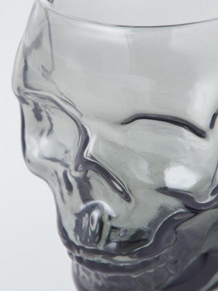 John Lewis Skull Barware Shot Glass, 55ml, Grey Smoke - view 2, Grey Smoke