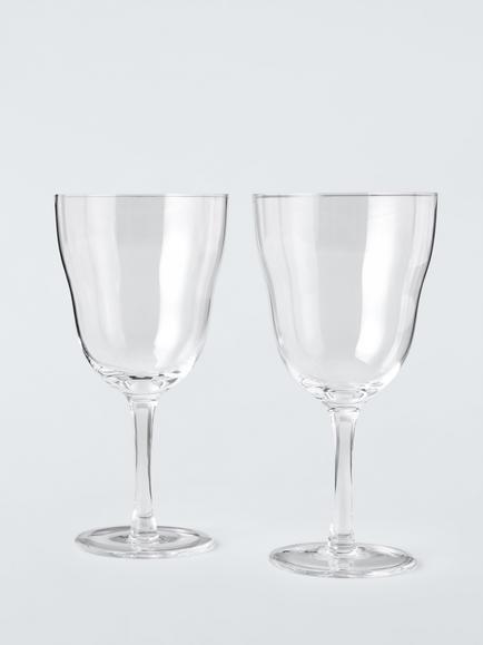 John Lewis Ren Wine Glass, Set of 2, 285ml, Clear, Clear Clear