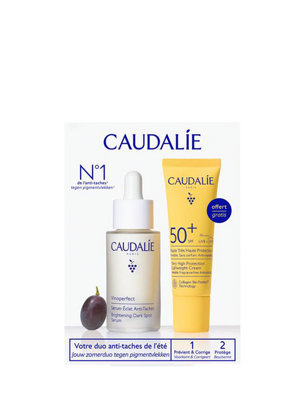 Caudalie Vinoperfect Serum & Sun Skincare Gift Set, White White
