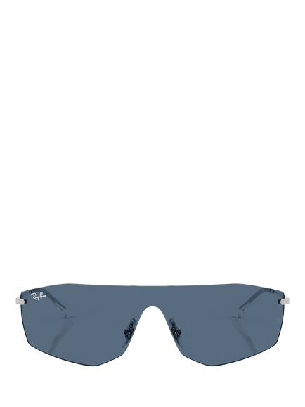 Ray-Ban RB3781 Men's Alix Irregular Sunglasses - view 2, Silver/Blue