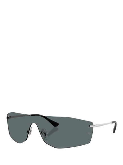 Ray-Ban RB3781 Men's Alix Irregular Sunglasses, Silver/Grey