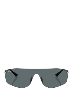 Ray-Ban RB3781 Men's Alix Irregular Sunglasses - view 2, Silver/Grey