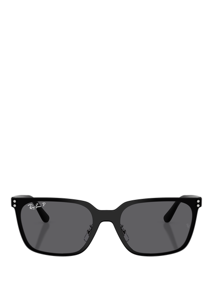 Ray-Ban RB3784D Unisex Polarised Square Sunglasses, Black - view 2, Black