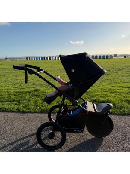 Out'n'About Nipper V6 Switch Pushchair, Summit Black, Summit Black