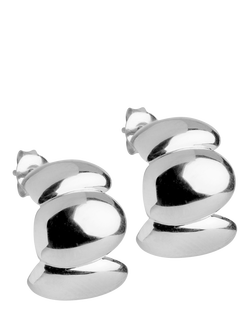 ENAMEL Copenhagen Melia Chunky Sculpted Earrings, Sterling Siver, Sterling Silver