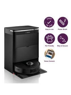 Bosch BCRDW3B Spotless Max Wet & Dry Robot Vacuum Cleaner, Black - view 2, Black