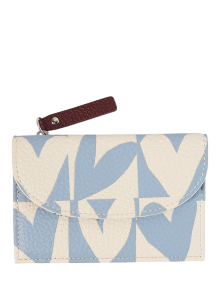 Caroline Gardner Checkmate Hearts Coin Purse, Blue, Blue