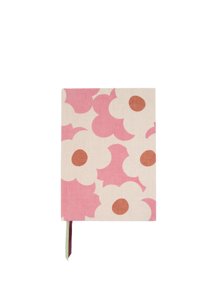 Caroline Gardner Floral A5 Hardback Notebook, Pink, Pink