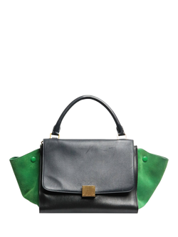 Pre-loved CELINE Tapeze Suede And Leather 2-Way Bag, Multi, Multi