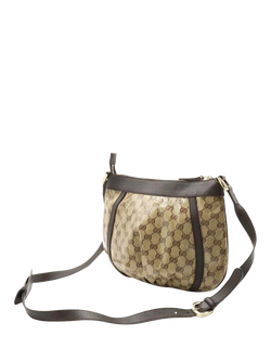 Pre-loved GUCCI GG Canvas Coated Shoulder Bag, Brown - view 2, Brown
