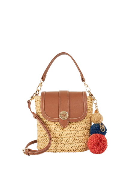 Dune London Dimple Raffia Crossbody Bag, Natural, Natural