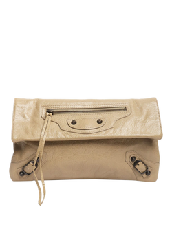 Pre-loved Balenciaga Neutral City Clutch Bag, Neutral, Neutral