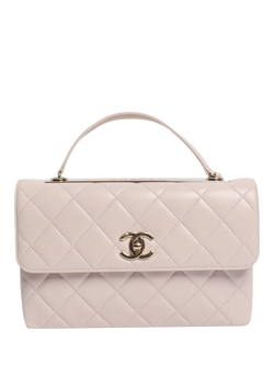 Pre-loved CHANEL Trendy CC Flap Shoulder Bag, Purple, Purple