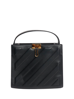 Pre-loved Off-White Cross Tote 24 Bag, Black, Black