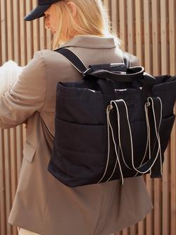 Babymel Sammi Eco Convertible Backpack, Black - view 2, Black