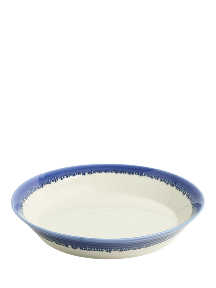 Royal Doulton Pacific Glaze Porcelain Low Serving Bowl, 2.1L, Blue, Blue
