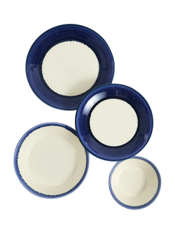 Royal Doulton Pacific Glaze Porcelain Dinnerware Set, 16 Piece, Blue, Blue