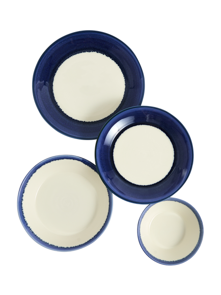 Royal Doulton Pacific Glaze Porcelain Dinnerware Set, 16 Piece, Blue, Blue