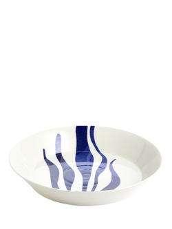 Royal Doulton Pacific 1815 Porcelain Low Serving Bowl, 31.8cm, Blue, Blue