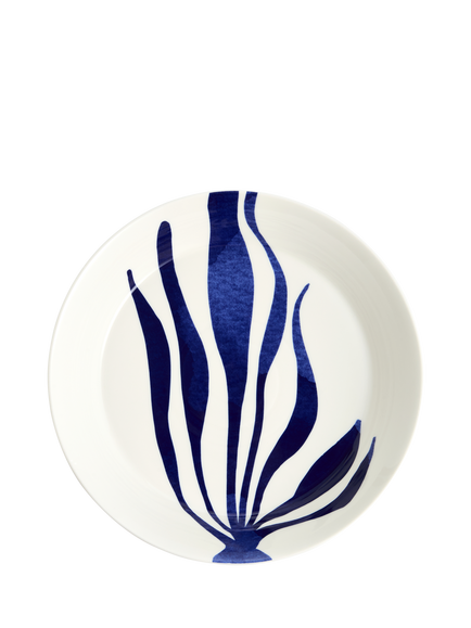 Royal Doulton Pacific 1815 Porcelain Low Serving Bowl, 31.8cm, Blue - view 2, Blue