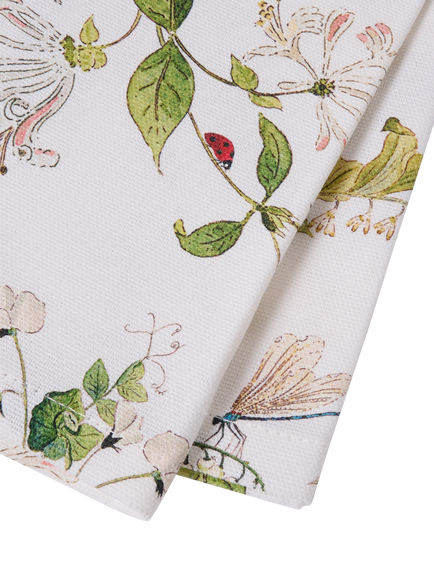 Sophie Allport Wild Floral Cotton Napkins, Set of 4, Multi - view 2, Multi