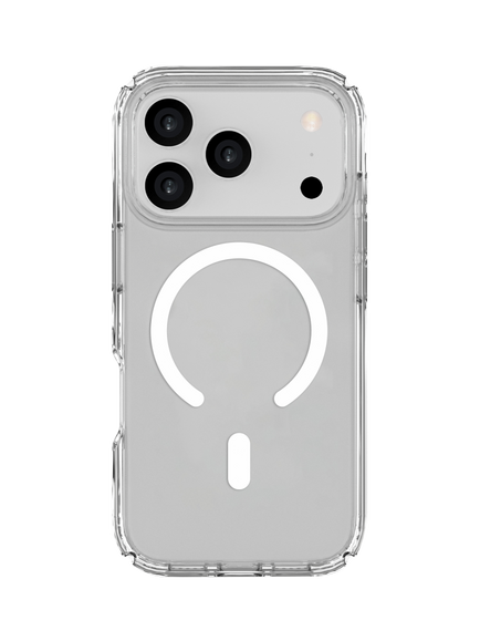 QDOS Hybrid Drop Case for iPhone 17 Pro, Clear, Clear