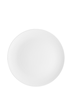 Wedgwood Gio Bone China Round Serving Platter, 34cm, White, White