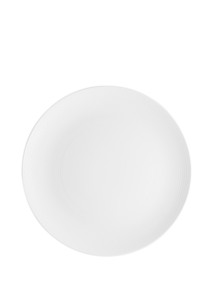 Wedgwood Gio Bone China Round Serving Platter, 34cm, White, White