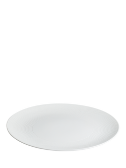 Wedgwood Gio Bone China Round Serving Platter, 34cm, White - view 2, White
