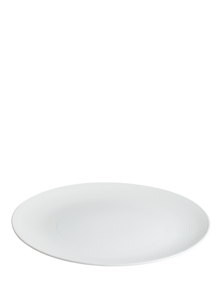 Wedgwood Gio Bone China Round Serving Platter, 34cm, White - view 2, White