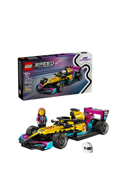 LEGO Speed Champions 77258 F1 ACADEMY Race Car, Multi