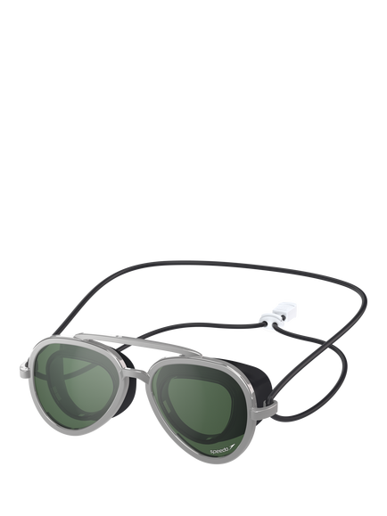 Speedo Kids' Sunny G Mirrored Swimming Goggles, Mariner Green, Mariner Green
