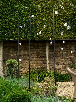 Garden Trading Festoon Lighting Pole, Black - view 2, Black