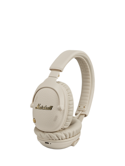 Marshall Monitor III ANC Noise Cancelling Wireless Bluetooth Over-Ear Headphones with Mic/Remote, Cream, Cream