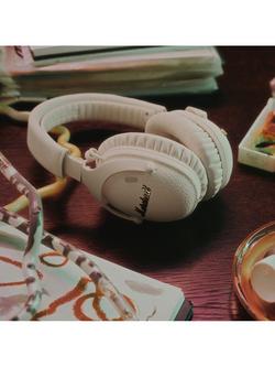 Marshall Monitor III ANC Noise Cancelling Wireless Bluetooth Over-Ear Headphones with Mic/Remote, Cream - view 2, Cream