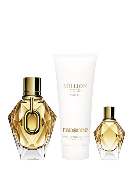 Rabanne Million Gold For Her Eau de Parfum 90ml Fragrance Gift Set - view 2, 