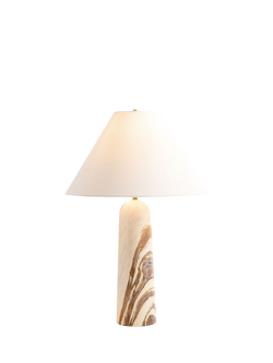 Pottery Barn Marlo Table Lamp, White, White