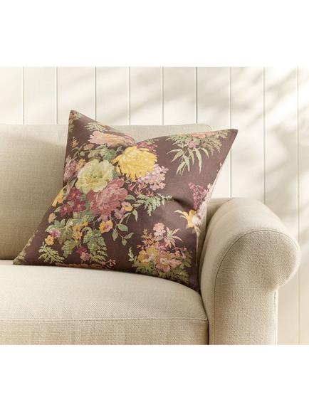 Pottery Barn Elowen Cushion Cover, Multi, Purple Multi