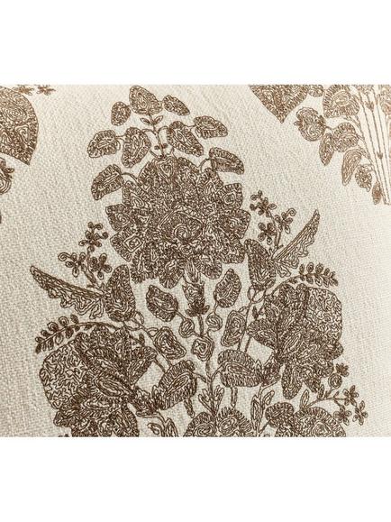 Pottery Barn Jennie Cushion Cover, Natural - view 2, Natural/Chocolate