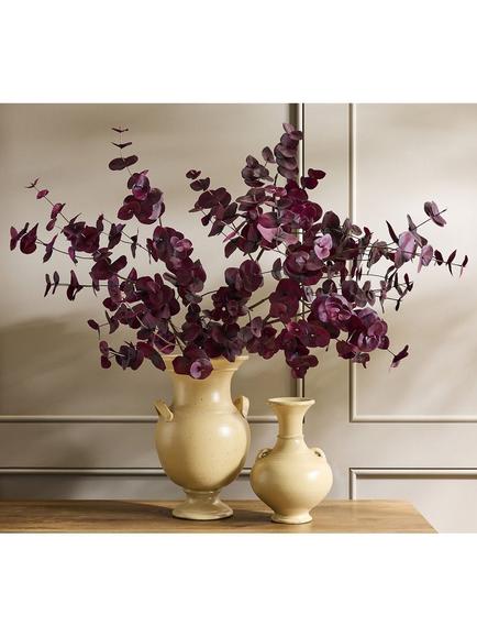 Pottery Barn Eucalyptus Branch, Burgundy, L153cm - view 2, Burgundy