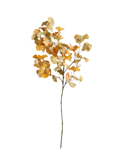 Pottery Barn Golden Gingko Branch, H122cm, Yellow