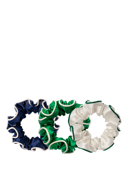 Slip® Large Silk Scrunchies, Pack of 3, Game Day, Game Day