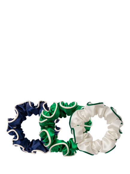 Slip® Large Silk Scrunchies, Pack of 3, Game Day, Game Day