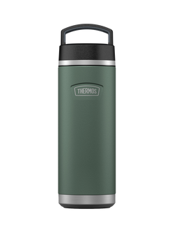 Thermos Icon Vacuum Insulated Leak-Proof Stainless Steel Flask, 710ml, Green, Green