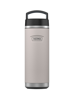 Thermos Icon Vacuum Insulated Leak-Proof Stainless Steel Flask, 710ml, Sandstone, Sandstone