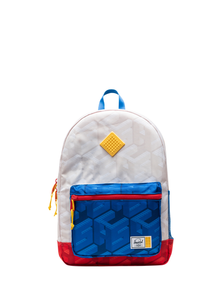 Herschel Supply Co. Kids' Heritage Youth LEGO Backpack, Multi/White, Multi/White